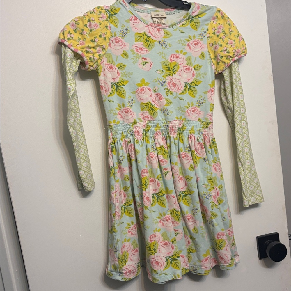 Matilda Jane Bouncy Blooms Floral Dress girls size 10